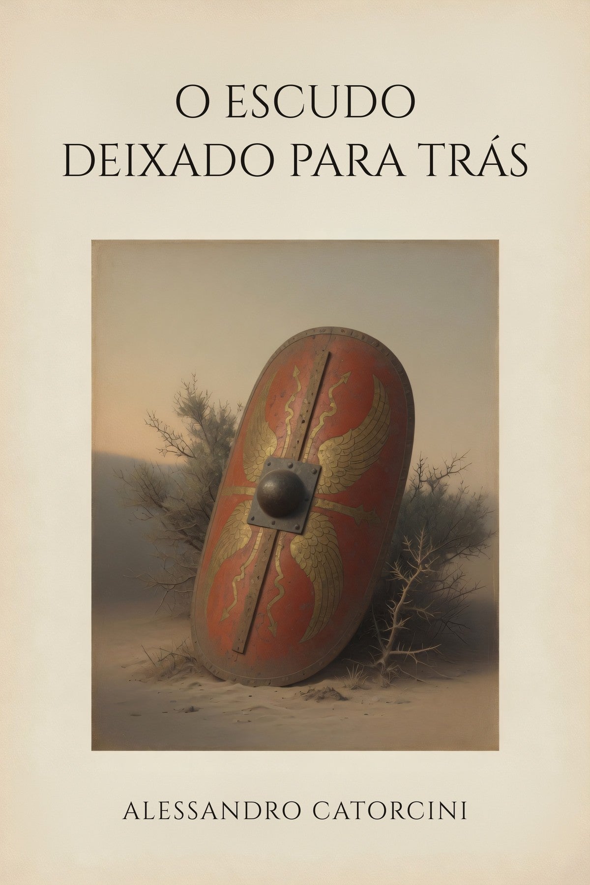 O escudo deixado para trás, capa do livro